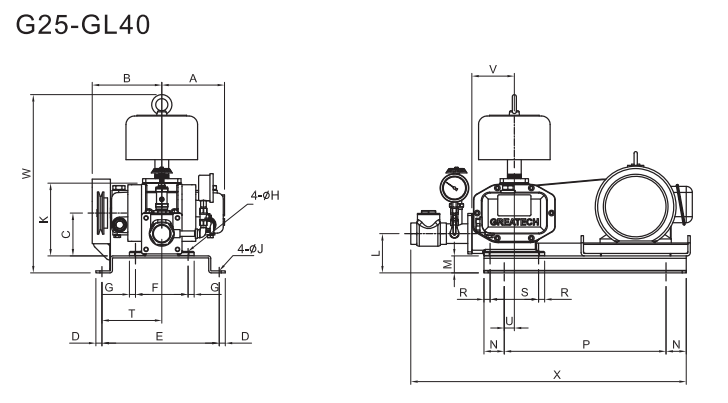 Máy thổi khí Greatech G32